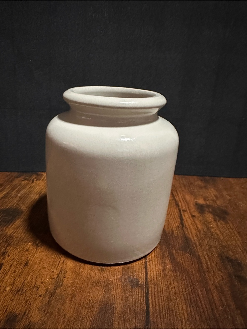Neutral Ceramic Vase - Cream Decorative Jar